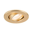 SLV Abdeckung MOVE f�r LED Einbauleuchte UNIVERSAL DOWNLIGHT PHASE, IP20 (Indoor), rund, schwenkbar, gold matt