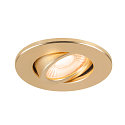 SLV Abdeckung MOVE f�r LED Einbauleuchte UNIVERSAL DOWNLIGHT PHASE, IP20 (Indoor), rund, schwenkbar, gold matt