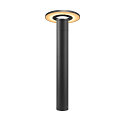 SLV Outdoor LED Stehleuchte I-RING, IP65 IK05, � 24cm, 9.2W 3000K 670lm, dreh- und neigbar, schaltbar, anthrazit