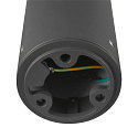 SLV Outdoor LED Stehleuchte I-RING, IP65 IK05, � 24cm, 9.2W 3000K 670lm, dreh- und neigbar, schaltbar, anthrazit