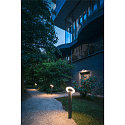 SLV Outdoor LED Stehleuchte I-RING, IP65 IK05, � 24cm, 9.2W 3000K 670lm, dreh- und neigbar, schaltbar, anthrazit
