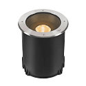 SLV Zubeh�r f�r LED Boden-Einbauleuchte DASAR� XL - Montagegeh�use, universell, Kabel�ffnungen 20+25+32mm, Nylon, schwarz