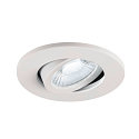 SLV LED Deckeneinbauleuchte UNIVERSAL DOWNLIGHT MOVE PHASE Set, 12x 1007090 und 1007091 Abdeckung, 38�, 8W, UGR, wei�