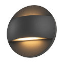 SLV LED Au�enwandleuchte LID II UP/DOWN, IP65 IK03, � 22cm, 28W 2700/3000K (CCT Switch) 1500lm 2x100�, dimmbar, starr, anthrazit