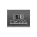SLV LED Au�enwandleuchte LID II SINGLE, IP65 IK02, � 22cm, 15W 2700/3000K (CCT Switch) 1500lm 100�, dimmbar, starr, anthrazit
