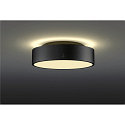 SLV LED Wand-/Deckenleuchte MEDO� PRO 30, rund, 110�, 10W, 3000/4000K, CRI 90, UGR <25, RL, schwarz
