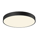 wall and ceiling luminaire MEDO� PRO 60 round, DALI controllable IP50, black dimmable