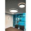 ceiling luminaire MEDO� PRO 90 round, DALI controllable, CCT Switch, UGR < 19 IP50, black dimmable