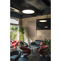 SLV LED Deckenleuchte MEDO� PRO 90, rund, 110�, 74W, 3000/4000K, CRI 90, UGR, schwarz
