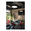 LED Deckenleuchte MEDO� PRO 90, rund, 110�, 74W, 3000/4000K, CRI 90, UGR, schwarz