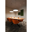 SLV LED Wand-/Deckenleuchte MEDO� 60, IP50, Up/Down, � 60cm, 20W 2700/3000/4000K 2100-2350lm 110�, CRI 90, dimmbar, wei�