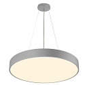 SLV LED Wand-/Deckenleuchte MEDO� 60, IP50, Up/Down, � 60cm, 20W 2700/3000/4000K 2100-2350lm 110�, CRI 90, dimmbar, grau
