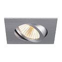 SLV Deckeneinbauring NEW TRIA� 68, quadratisch, IP20, aluminium