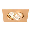 SLV Deckeneinbauring NEW TRIA� 68, quadratisch, IP20, ros�gold