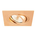 SLV Deckeneinbauring NEW TRIA� 75, quadratisch, IP20, ros�gold