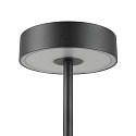 LED Akku-Tischleuchte VINOLINA 2-CCT, IP54, � 12cm, zylindrisch, 2.2W 2700/3000K 130lm, Touch-Dimmer + Ladestation, schwarz