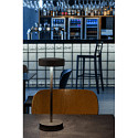 LED Akku-Tischleuchte VINOLINA 2-CCT, IP54, � 12cm, zylindrisch, 2.2W 2700/3000K 130lm, Touch-Dimmer + Ladestation, schwarz