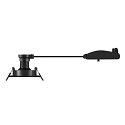 SLV Deckeneinbauleuchte NEW TRIA� 68, quadratisch, GU10, max. 10W, IP20, schwarz