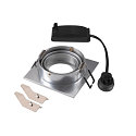 SLV Deckeneinbauleuchte NEW TRIA� 75, quadratisch, GU10, max. 10W, IP20, aluminium