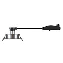 SLV Deckeneinbauleuchte NEW TRIA� 75, quadratisch, GU10, max. 10W, IP20, aluminium