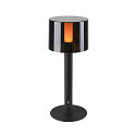 SLV Outdoor LED Akku-Leuchten Set TAHA, IP65 IK03, 5W 2700K 200lm, 3-stufig dimmbar, inkl. 2 Schirmen + Zubeh�r, schwarz