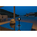 SLV Outdoor LED Akku-Leuchten Set TAHA, IP65 IK03, 5W 2700K 200lm, 3-stufig dimmbar, inkl. 2 Schirmen + Zubeh�r, schwarz