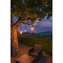 SLV Outdoor LED Akku-Leuchten Set TAHA, IP65 IK03, 5W 2700K 200lm, 3-stufig dimmbar, inkl. 2 Schirmen + Zubeh�r, schwarz