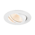 LED Deckeneinbauleuchte NEW TRIA� 68, rund, 8,3W, CRI 90, IP20, dimmbar, 60�, 2700K, wei�