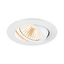 LED Deckeneinbauleuchte NEW TRIA� 68, rund, 8,3W, CRI 90, IP20, dimmbar, 38�, 3000K, wei�