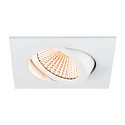 SLV ceiling recessed luminaire NEW TRIA� 68 square IP20, white dimmable