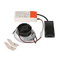 LED Deckeneinbauleuchte NEW TRIA� UNIVERSAL 68, rund, 8,6W, 2500/3000/4000K, CRI 90, dimmbar, 38�, IP20, wei�