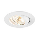 LED Deckeneinbauleuchte NEW TRIA� UNIVERSAL 68, rund, 8,6W, 2500/3000/4000K, CRI 90, dimmbar, 38�, IP20, wei�