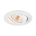LED Deckeneinbauleuchte NEW TRIA� UNIVERSAL 68, rund, 8,6W, 2500/3000/4000K, CRI 90, dimmbar, 38�, IP20, wei�