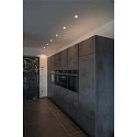 SLV LED Deckeneinbauleuchte NEW TRIA� UNIVERSAL 68, rund, 8,6W, 2500/3000/4000K, CRI 90, dimmbar, 60�, IP20, wei�
