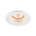 SLV LED Deckeneinbauleuchte NEW TRIA� UNIVERSAL 68, rund, 8,6W, 2500/3000/4000K, CRI 90, dimmbar, 38�, IP20/IP65, wei�
