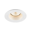 SLV LED Deckeneinbauleuchte NEW TRIA� UNIVERSAL 68, rund, 8,6W, 2500/3000/4000K, CRI 90, dimmbar, 38�, IP20/IP65, wei�