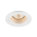 SLV LED Deckeneinbauleuchte NEW TRIA� UNIVERSAL 68, rund, 8,6W, 2500/3000/4000K, CRI 90, dimmbar, 38�, IP20/IP65, wei�