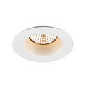 SLV LED Deckeneinbauleuchte NEW TRIA� UNIVERSAL 68, rund, 8,6W, 2500/3000/4000K, CRI 90, dimmbar, 38�, IP20/IP65, wei�