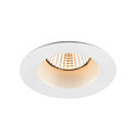 SLV LED Deckeneinbauleuchte NEW TRIA� UNIVERSAL 68, rund, 8,6W, 2500/3000/4000K, CRI 90, dimmbar, 38�, IP20/IP65, wei�