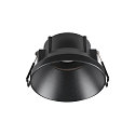 Deckeneinbauring NEW TRIA� 75, H: 4,9cm, rund, vertieft, IP20, schwarz