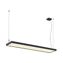 LED Pendelleuchte WORKLIGHT PRO 120, 80� - 115�, 120cm, 50W, 4000K, 6100lm, IP20, DALI dimmbar, schwarz
