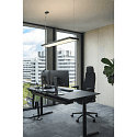 LED Pendelleuchte WORKLIGHT PRO 120, 80� - 115�, 120cm, 50W, 4000K, 6100lm, IP20, DALI dimmbar, schwarz