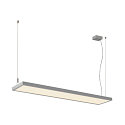 LED Pendelleuchte WORKLIGHT PRO 120, 80� - 115�, 120cm, 50W, 4000K, 6100lm, IP20, DALI dimmbar, grau