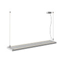 SLV pendant luminaire WORKLIGHT PRO up / down, DALI controllable, UGR < 19 IP20, grey dimmable