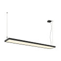 LED Pendelleuchte WORKLIGHT PRO 150, 80� - 115�, 150cm, 59W, 4000K, 7200lm, IP20, DALI dimmbar, schwarz
