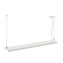SLV LED Pendelleuchte WORKLIGHT PRO 150, 80� - 115�, 150cm, 59W, 4000K, 7200lm, IP20, DALI dimmbar, wei�