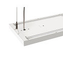 SLV LED Pendelleuchte WORKLIGHT PRO 150, 80� - 115�, 150cm, 59W, 4000K, 7200lm, IP20, DALI dimmbar, wei�