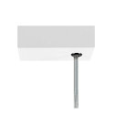 SLV LED Pendelleuchte WORKLIGHT PRO 150, 80� - 115�, 150cm, 59W, 4000K, 7200lm, IP20, DALI dimmbar, wei�