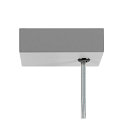 SLV LED Pendelleuchte WORKLIGHT PRO 150, 80� - 115�, 150cm, 59W, 4000K, 7200lm, IP20, DALI dimmbar, grau