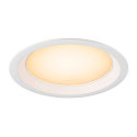 Abdeckung f�r Deckeneinbauleuchte DOWNLIGHT V 200, � 22,6cm / 2.5cm, leicht versenkt, wei�